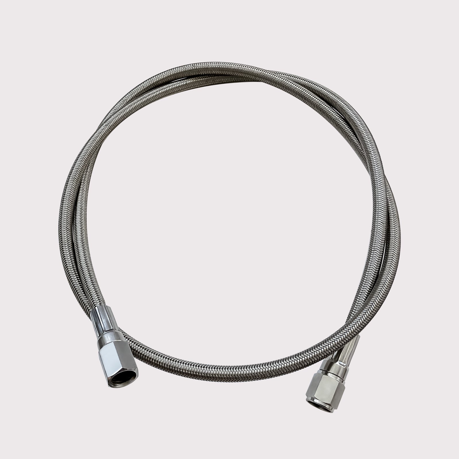 Stainless Steel Braided PTFE Teflon Hose with 7/16-20UNF Thread