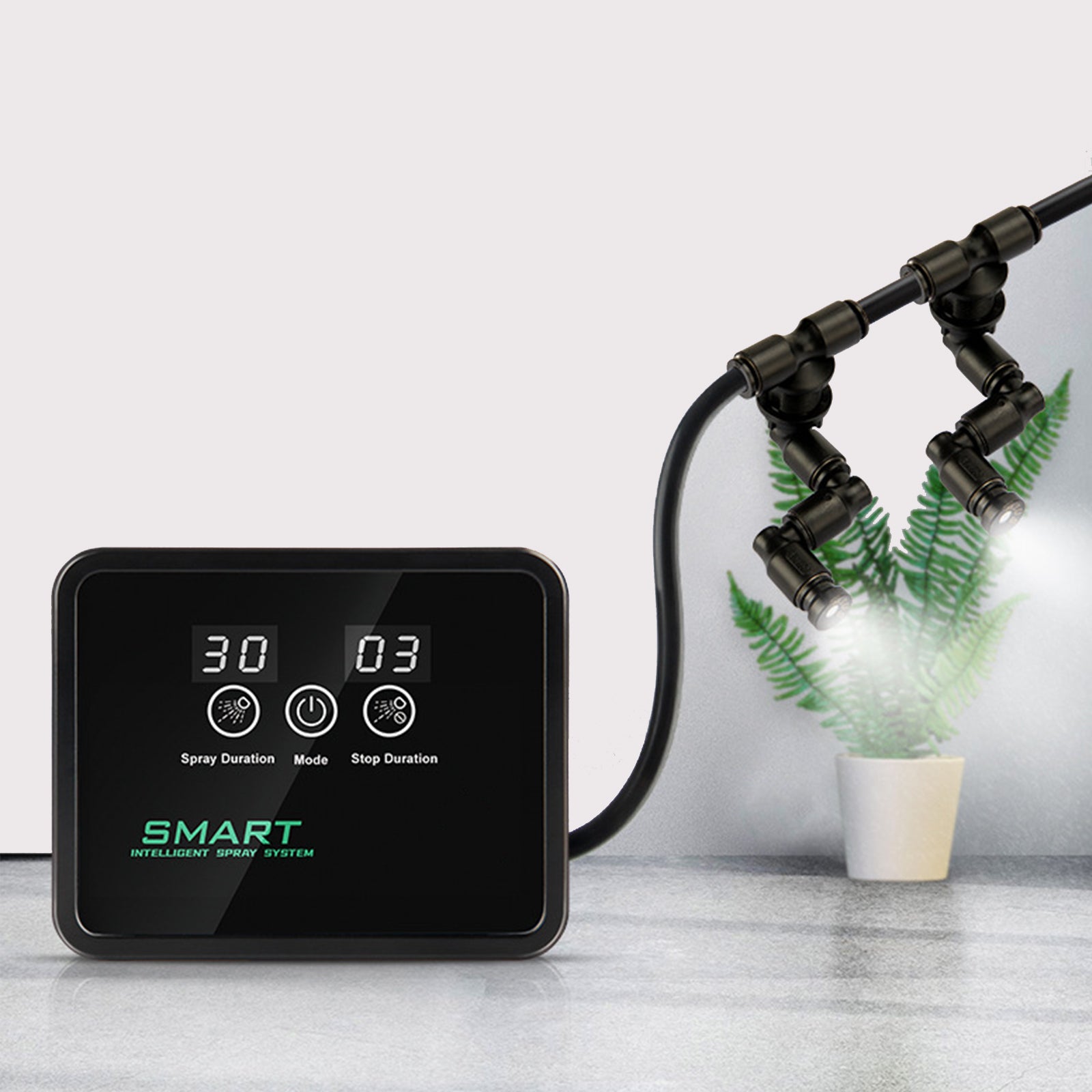 indoor plant misting system Automatic Timer Mist Spray & Watering System Kit for Indoor Plants – Piherk