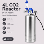 4L CO2 Reaction Bottle for DIY Planted Aquarium System with CO2 Regulator