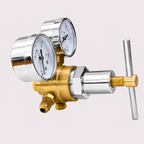 Pressure Adjustable Nitrogen Regulator with Dual Gauges for Industrial Applications