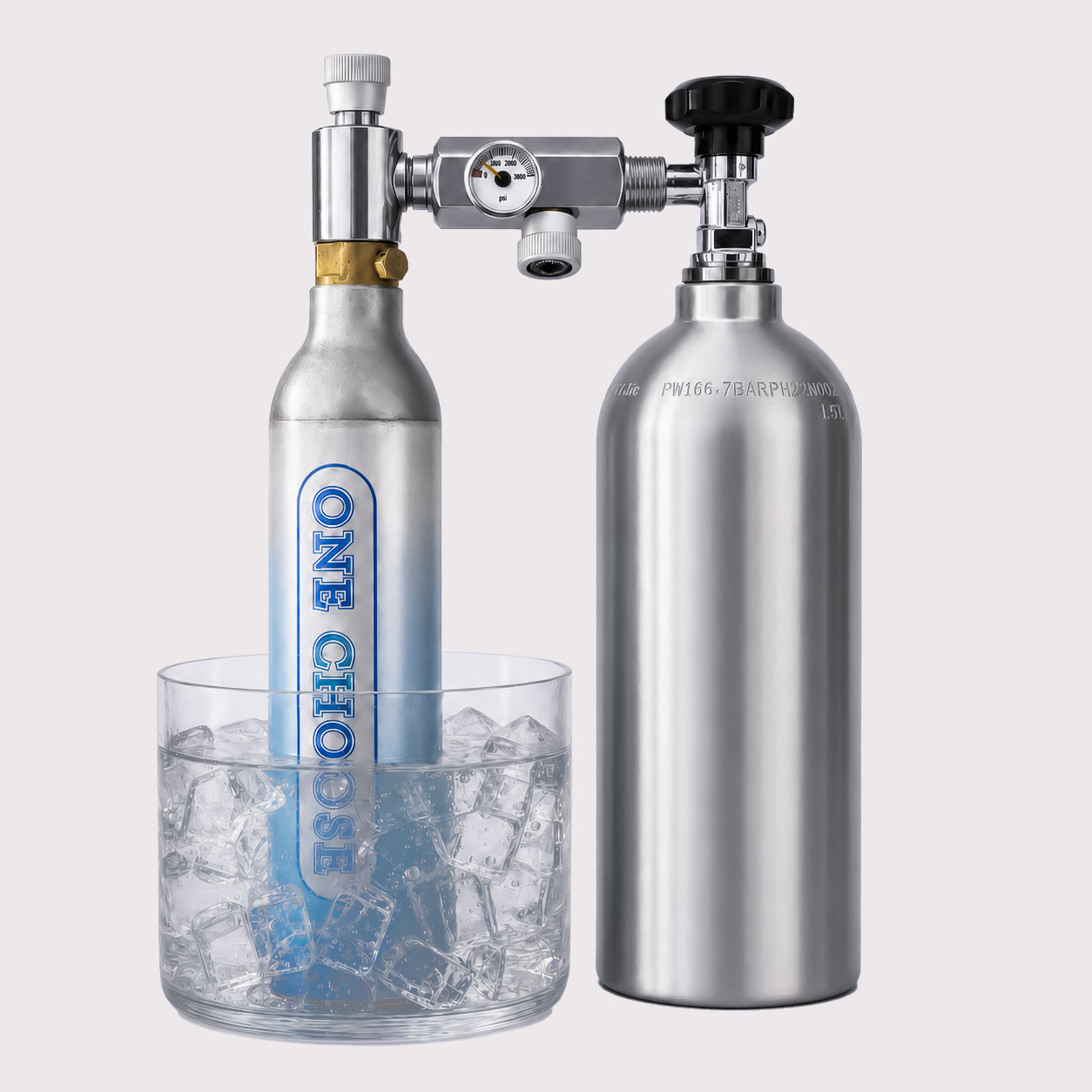 Home CO₂ Refill Valve W21.8 for Refilling Portable Cylinders from Large Tanks