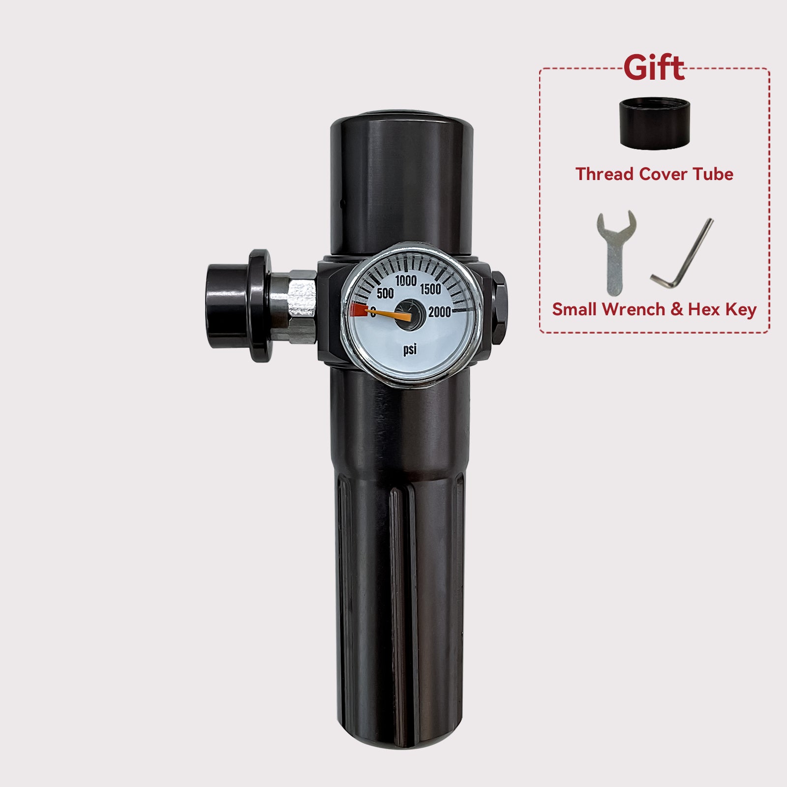Push-Type Gas Release Valve for Pneumatic Coffee Makers with M8 Female Coupler