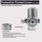 CO₂ Regulator for Pneumatic Coffee Machines 8g Cartridge Compatible