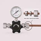 304 Stainless Steel Gas Pressure Regulator with 6/8/10mm Compression Fittings