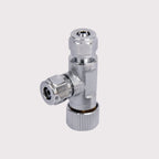 Brass Dual M10x1 Fine-Tuning Valve for CO₂ Systems