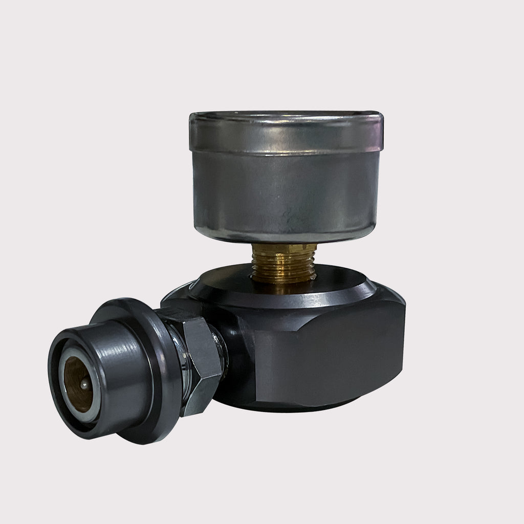 Tee Adapter with 0–16 Bar Pressure Gauge