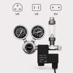 Dual Gauge CO₂ Regulator with Solenoid Valve for Planted Aquarium and Indoor Growing