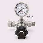 304 Stainless Steel Gas Pressure Regulator with 6/8/10mm Compression Fittings