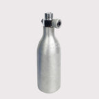 Reusable Aluminum CO₂ Gas Cylinder with ON/OFF Control Knob – 0.25L & 0.21L