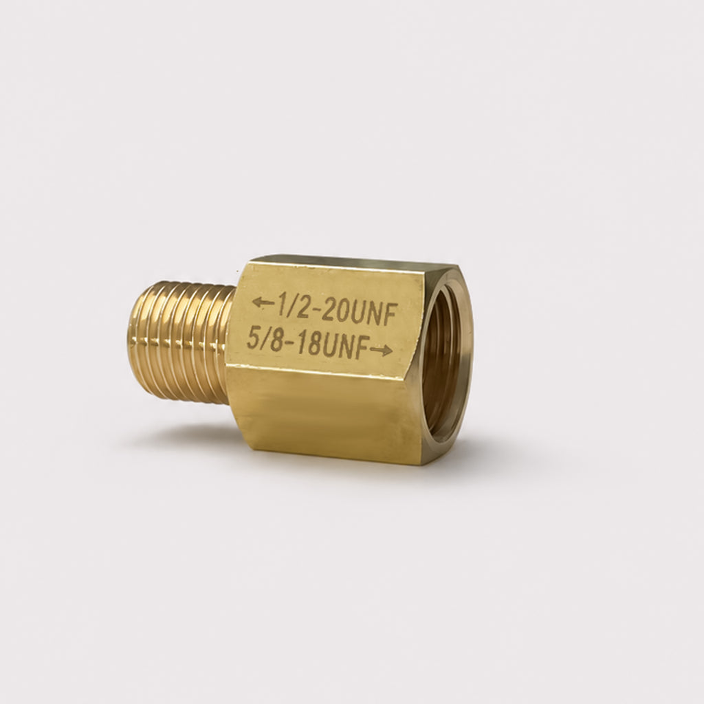 Nano CO₂ Cylinder Adapter 5/8-18UNF to 1/2-20UNF for 74g/88g/95g CO₂ Cartridges
