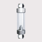 Metal CO₂ Bubble Counter with Check Valve