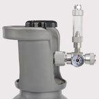Micrometering Valve with Pressure Meter