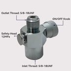 ON/ OFF Valve 5/8-18UNF Cylinder Adapter