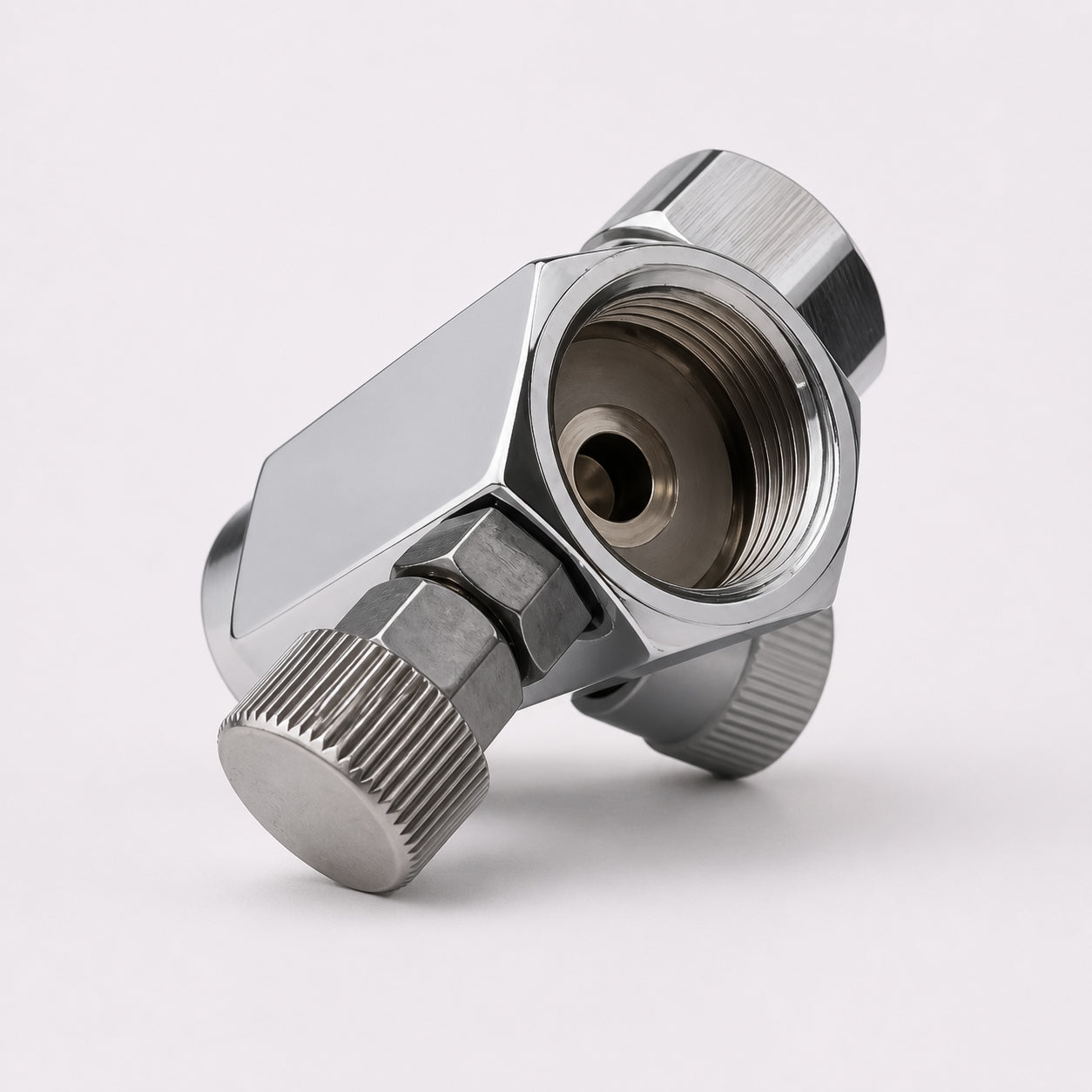 CO₂ Tank Refill Adapter – CGA320 to W21.8 Connector for Home Gas Cylinder Refilling