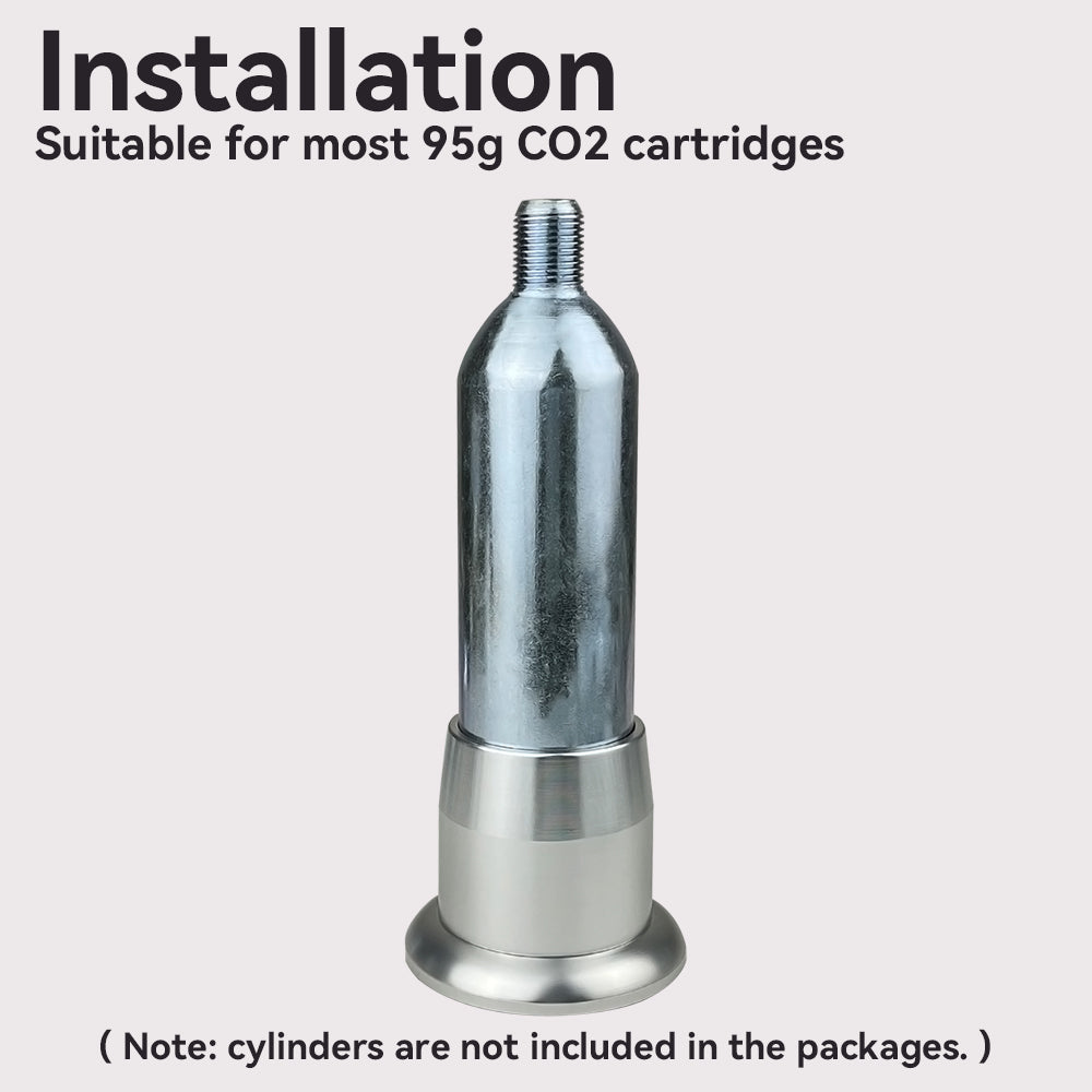 CO2 Cylinder Base Holder – Fits 95g Gas Bottle