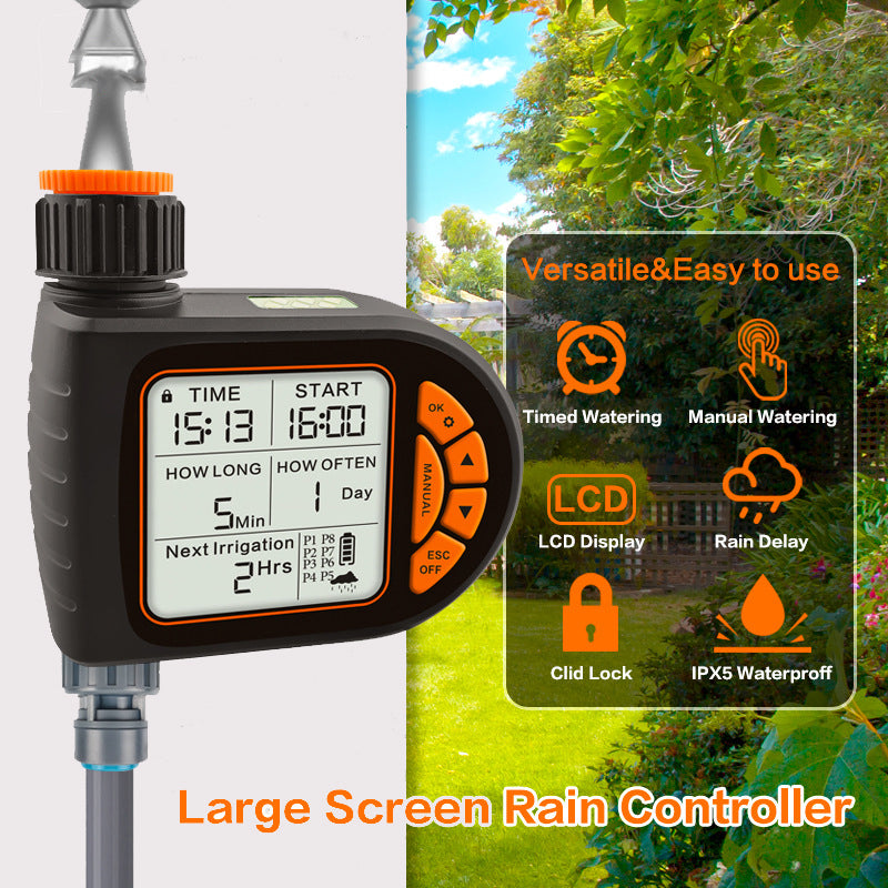Programmable Irrigation Timer for Agricultural Use
