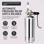 2L CO2 Reaction Bottle for DIY Planted Aquarium System with CO2 Regulator