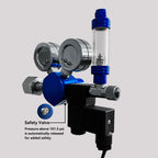 Aquarium CO2 Regulator Dual Gauges with Solenoid Valve