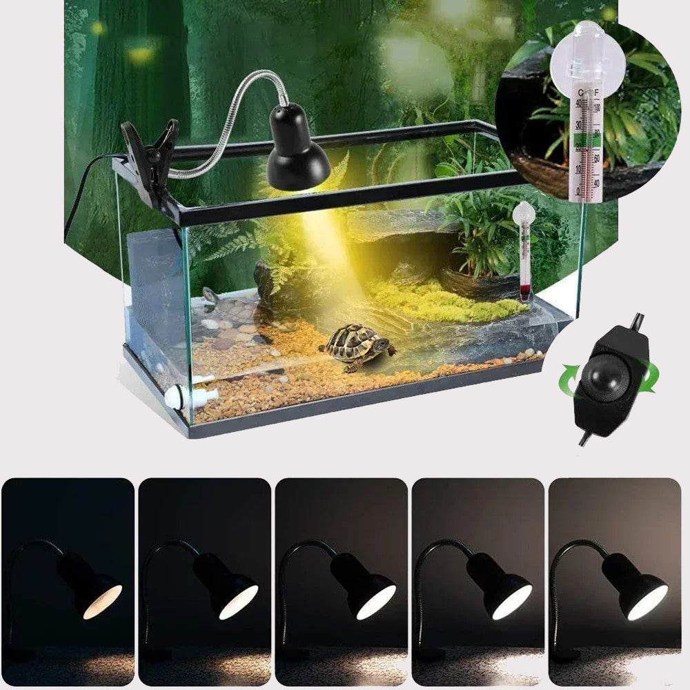 E27 Reptile Heat Lamp Stand