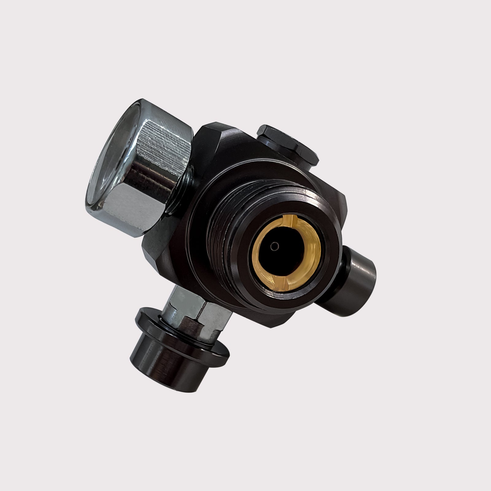 Push-Type Gas Release Valve for Pneumatic Coffee Makers with M8 Female Coupler