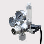 Pressure Reducing Valve with Solenoid Valve Dual Gauges for Aquarium