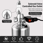 2L CO2 Reaction Bottle for DIY Planted Aquarium System with CO2 Regulator
