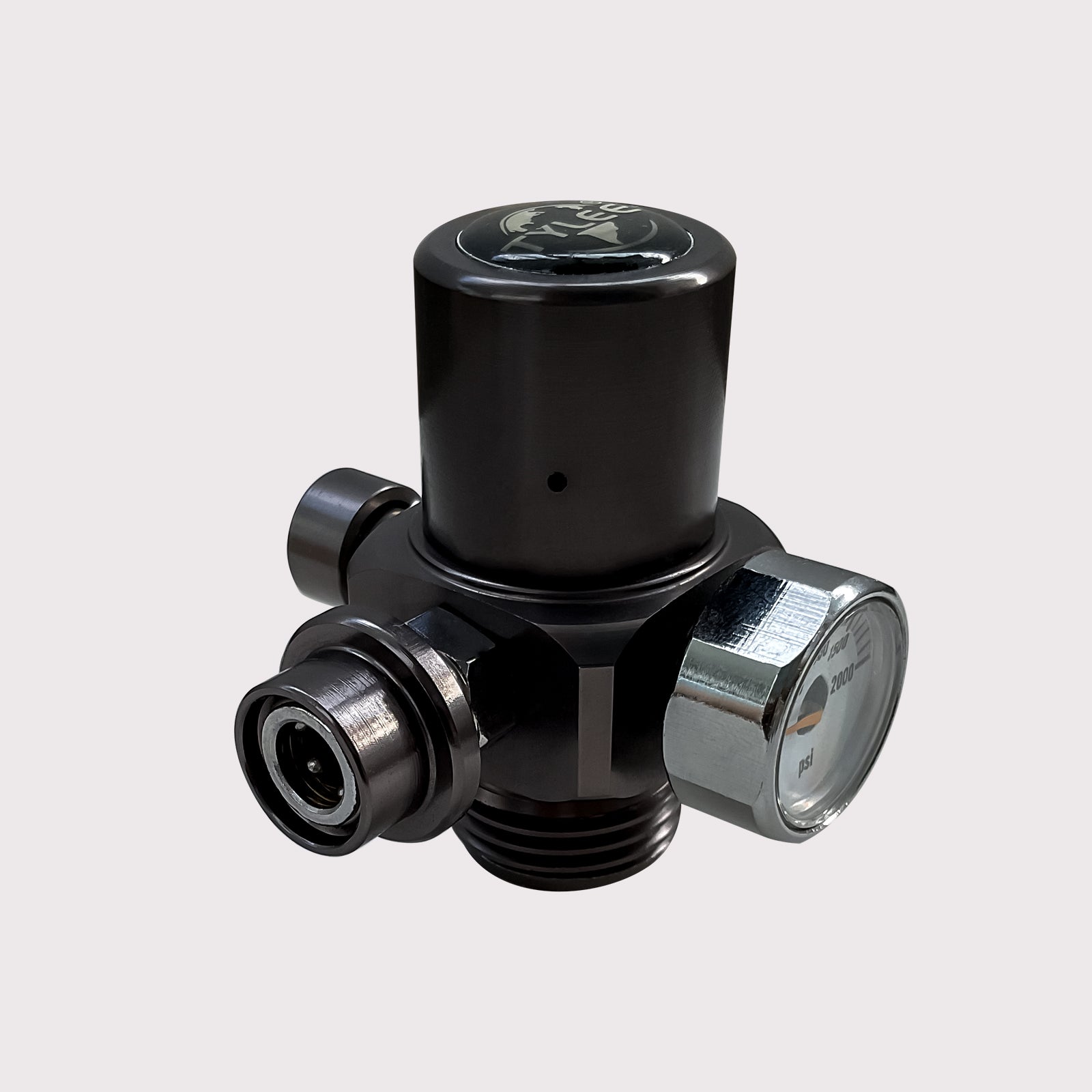 Push-Type Gas Release Valve for Pneumatic Coffee Makers with M8 Female Coupler