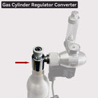 Tr21*4 Soda Cylinder Adapter for CO₂ Regulator W21.8 / CGA320 Compatible