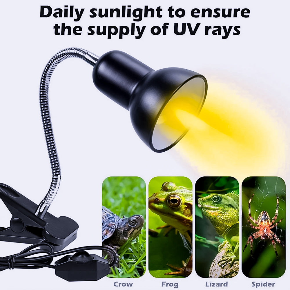 E27 Reptile Heat Lamp Stand