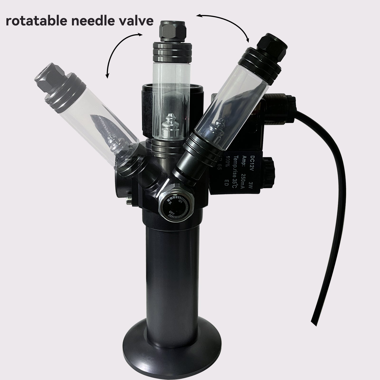 DC 12V Adjustable CO2 Regulator for Fish Tank