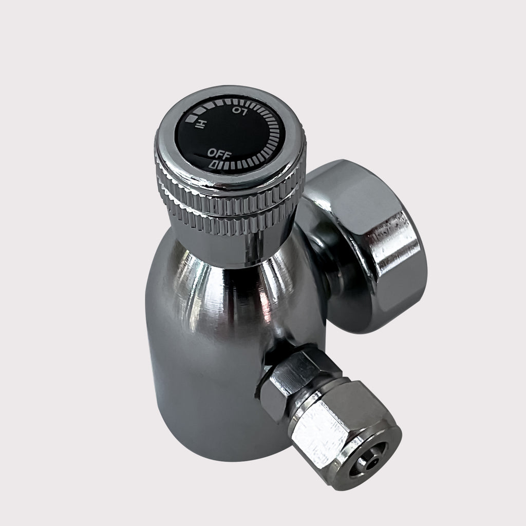 Needle Valve with Mini Gauge for Flow Control
