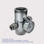 CO2 Regulator Tr21x4 Thread Pressure Reduction Valve Soda Cylinder Compatible
