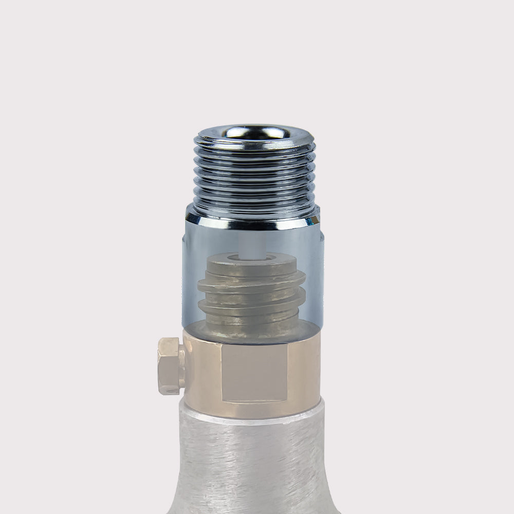 Cylinder Adapter Tr21x4 to W21.8 / CGA320 Male Thread