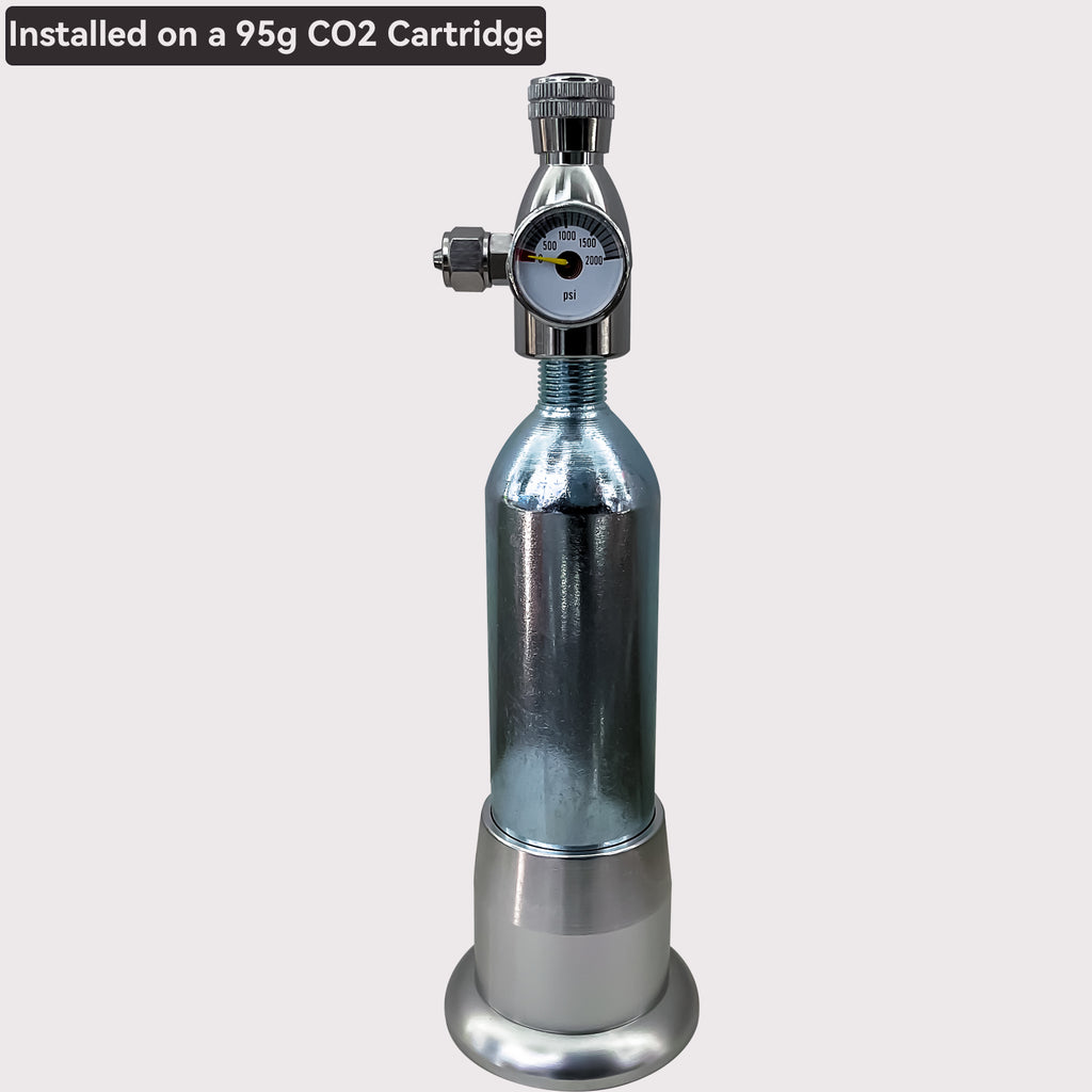 Needle Valve with Mini Gauge for Flow Control