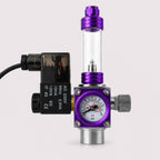 Aquarium CO2 Regulator with Solenoid Valve and Bubble Counter
