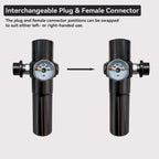 Push-Type Gas Release Valve for Pneumatic Coffee Makers with M8 Female Coupler