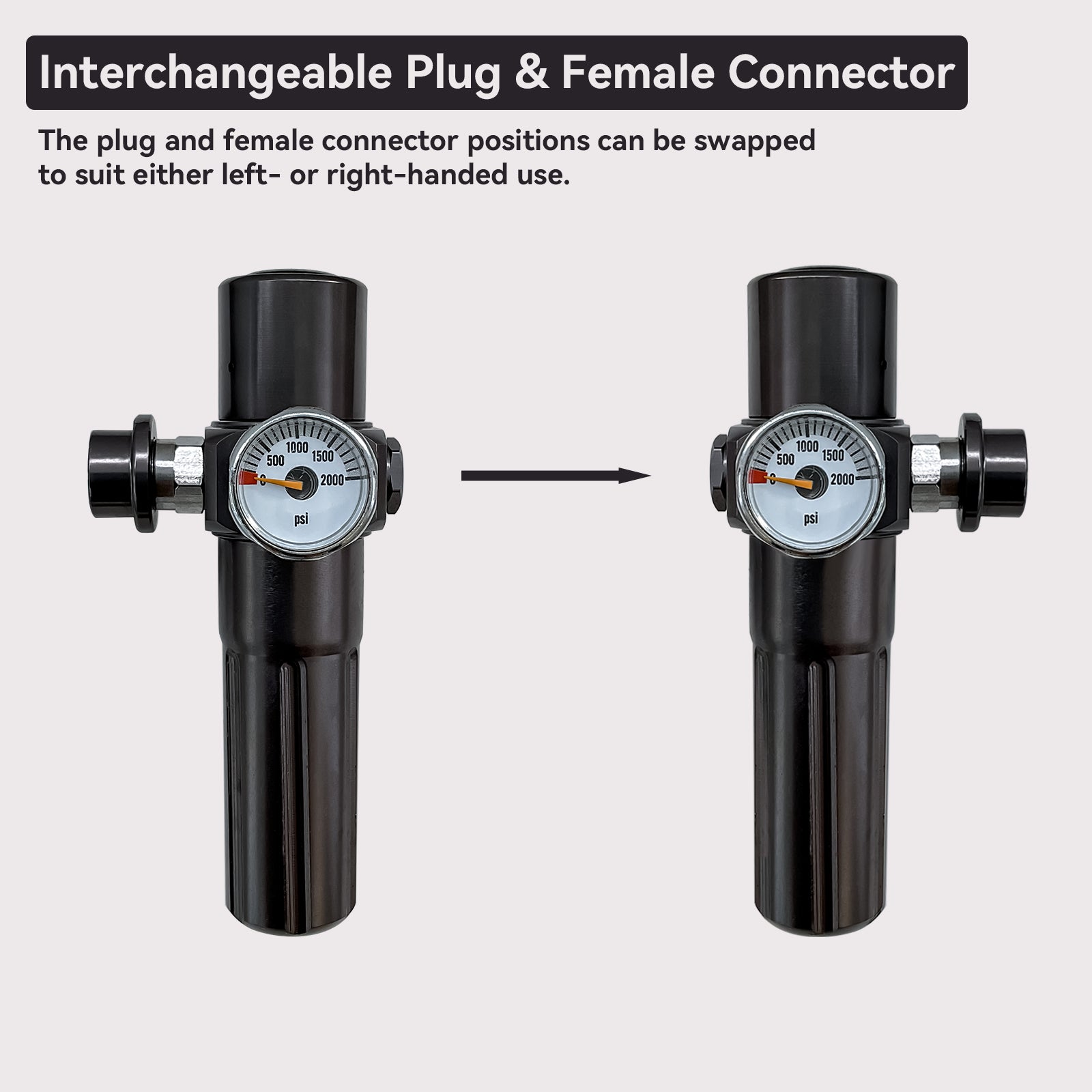 Push-Type Gas Release Valve for Pneumatic Coffee Makers with M8 Female Coupler