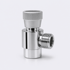 M10×1 to W21.8 CO₂ Adapter with Adjustable Valve Pin Knob for Disposable Cylinders