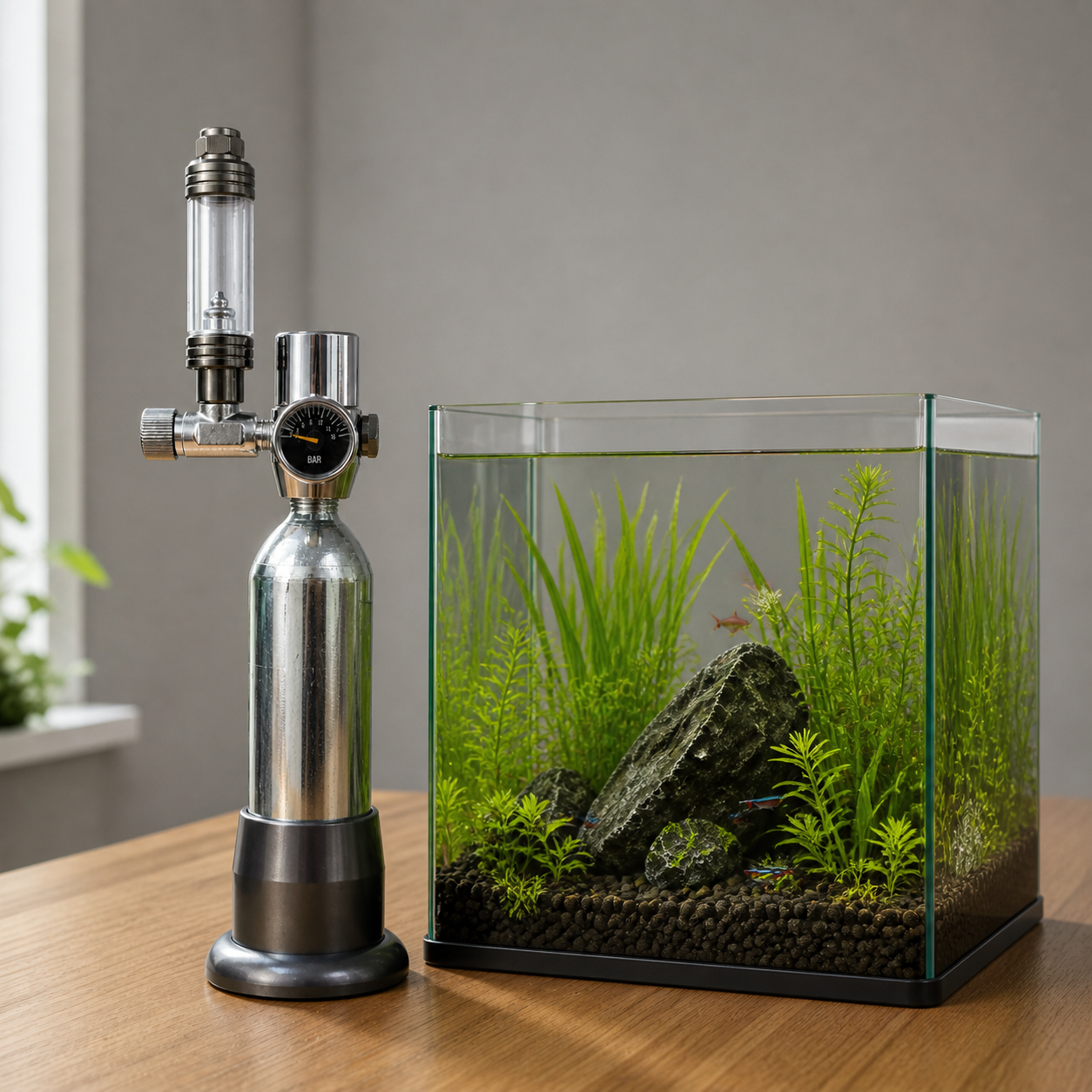 Aqua 74g CO2 Cylinder Stand CO2 Bottle Base