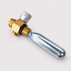 TR21×4 to M18×1.5 Adapter with Manual ON/OFF Valve, 3/8-24 UNF Piercing Connector for 16g CO₂ Cartridge