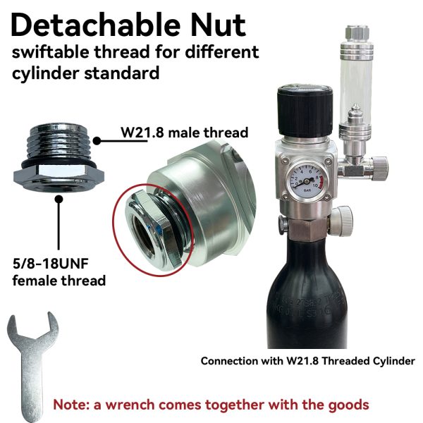 CO2 Regulator with Solenoid