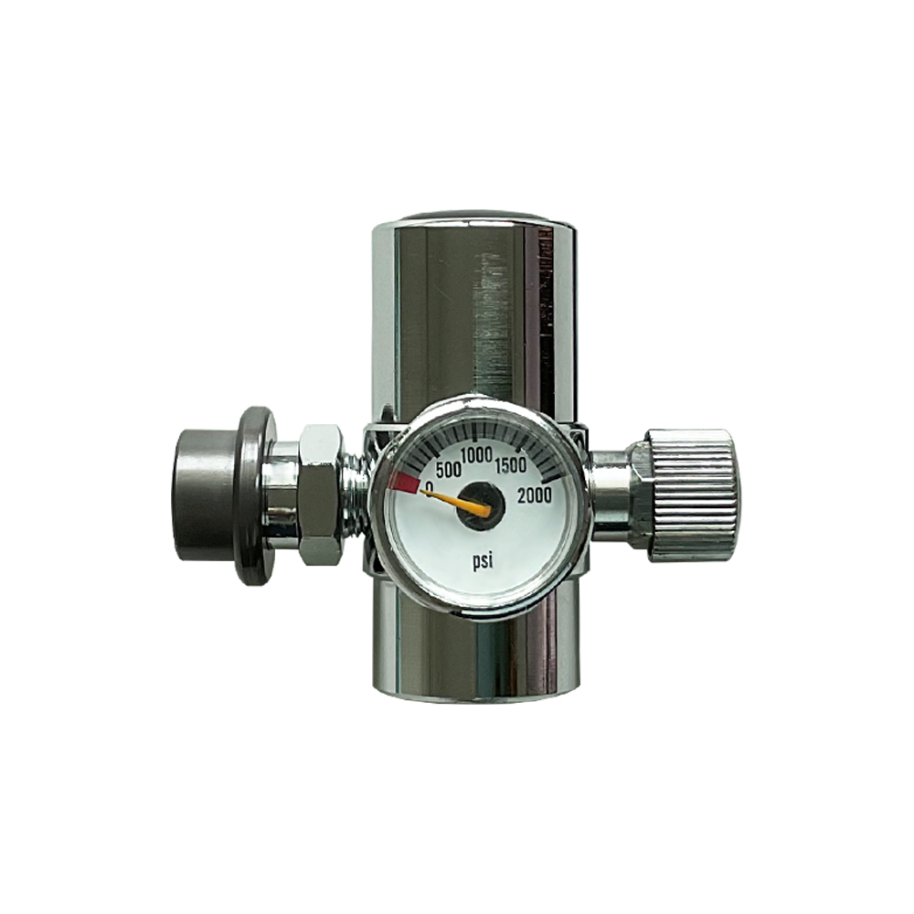 Adjustable CO2 pressure regulator for soda water