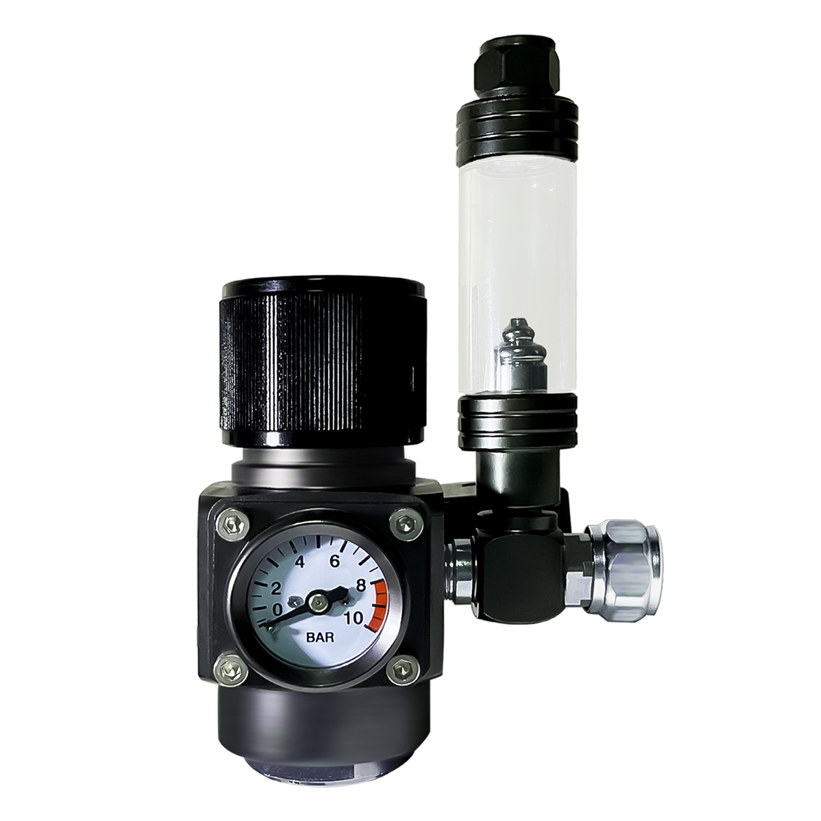 Adjustable CO2 Regulator for 5/8" Cartridges and W21.8 Cylinder