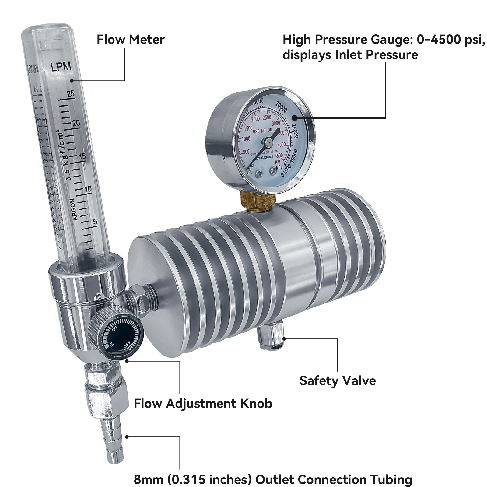 Carbon Dioxide Gas Cutting Regulator for Welding CO2 Regulator